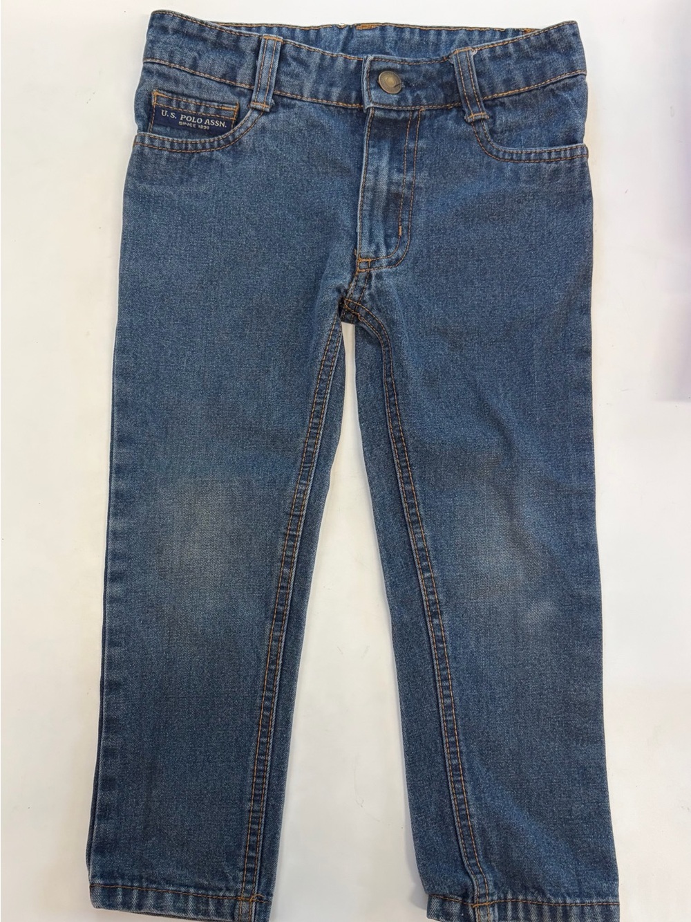 U.S. Polo Assn. 4T Boy’s Slim Straight Blue Denim Jeans